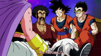 Dragon Ball Super (Jap-Sub Esp) 79 - Basil , el pateador del noveno universo contra Majin Buu , del septimo universo .