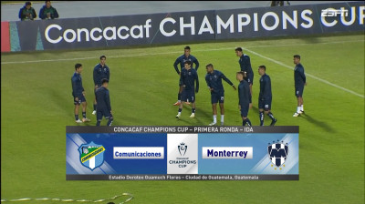 Concacaf Champions Cup (Ida) - Comunicaciones vs Monterrey - Partido Completo HD (Relato Alejo Rivera)