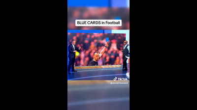 Blue Cards In Football Are Being Considered